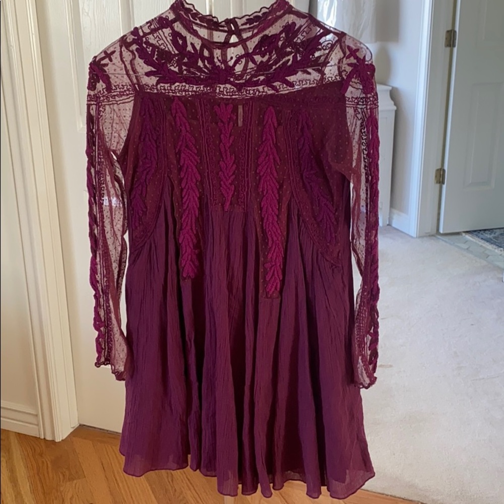 free people purple dress